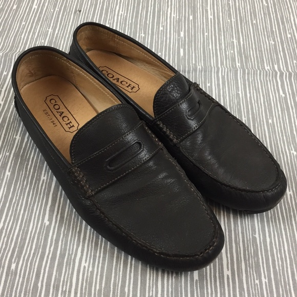 Coach Other - Coach Neal Leather Slip On Driving Loafers